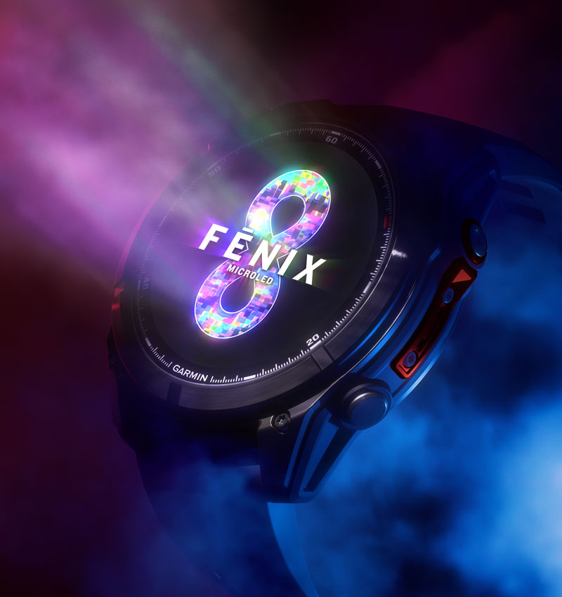 fēnix 8 MicroLED - 全球首創MicroLED智慧腕錶