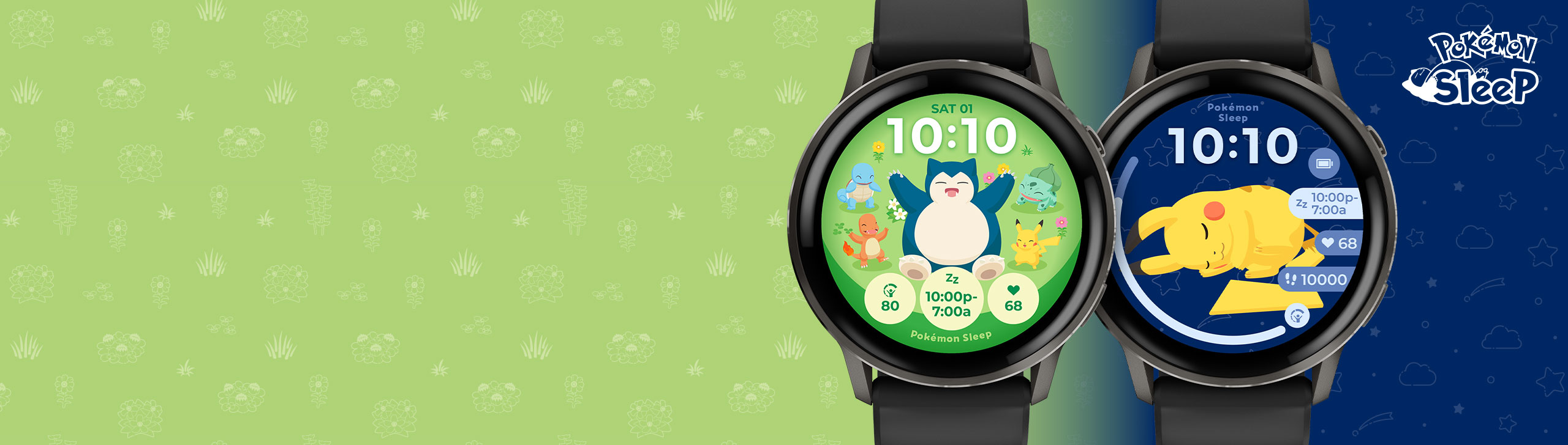 POKÉMON SLEEP 主題錶面 - 立即探索 Connect IQ 商店，解鎖全新寶可夢錶面