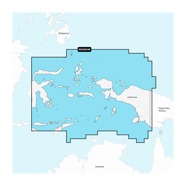 Central West Papua & East Sulawesi - Marine Charts | Marine Cartography ...