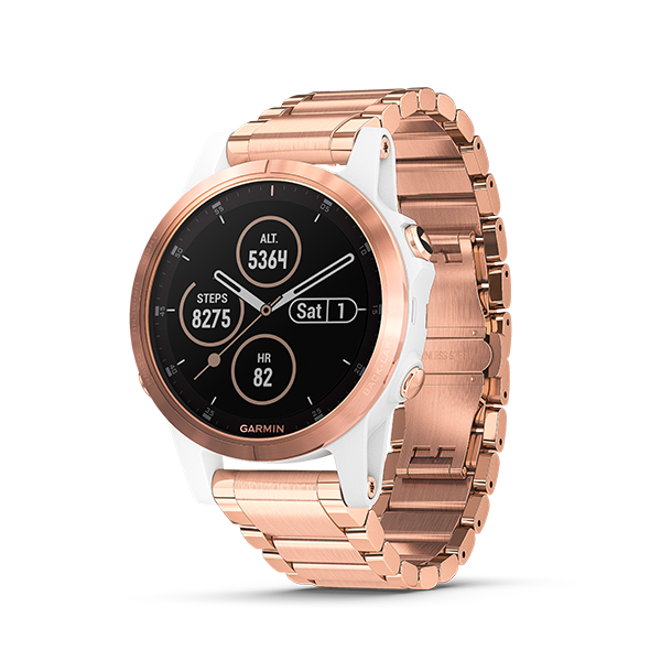 garmin fenix 5s sapphire gps heart rate watch rose gold