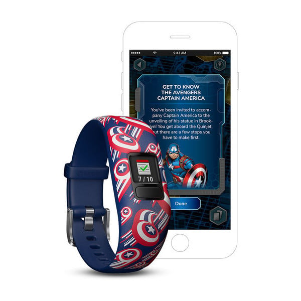 captain america garmin vivofit jr 2