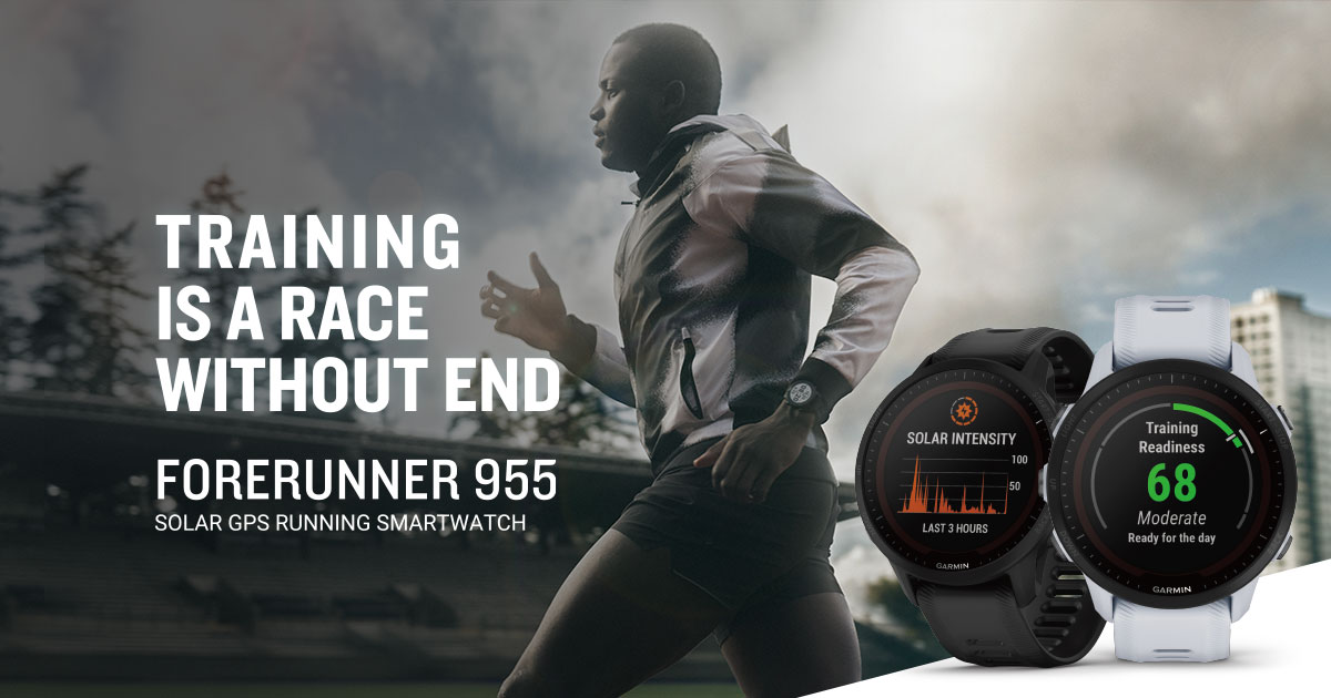 Garmin Forerunner 955 Solar GPS Running Watch