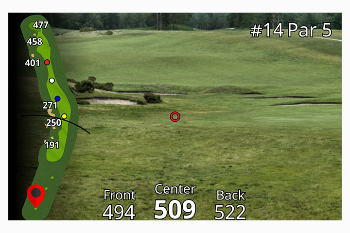 garmin golf range