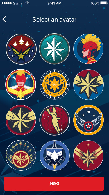 captain marvel garmin